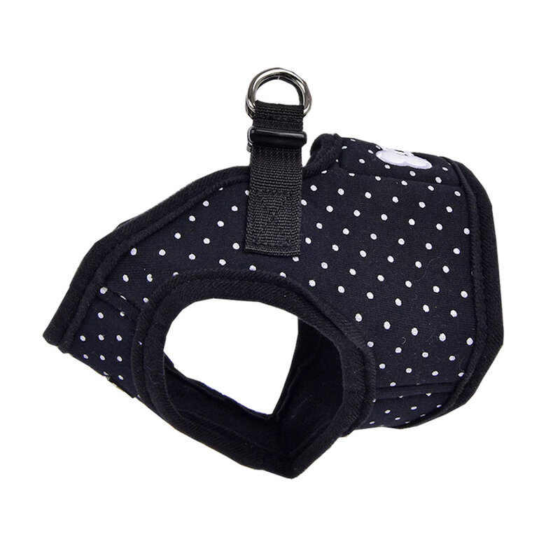Puppia Dotty Chaleco Preto Peitoral para cães, , large image number null